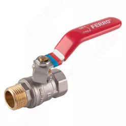  Ferro golyóscsap, lapátkar, kb, 1/2", f-comfort (KFC11)