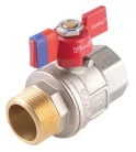 FERRO KFPM101 F-Power nikkelmentes golyóscsap 3/8", PN30, sárgaréz, pillangókarral (KFPM101)