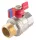 FERRO KFPM101 F-Power nikkelmentes golyóscsap 3/8", PN30, sárgaréz, pillangókarral (KFPM101)