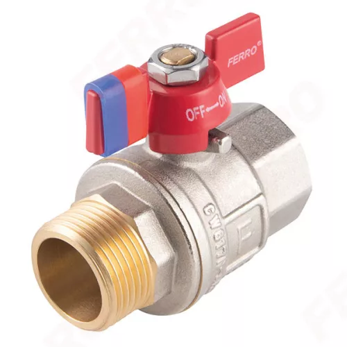 Ferro f-power golyóscsap pillangókarral 3/4" kb (KFPM21)