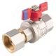Ferro f-power golyóscsap pillangókarral 3/4" bb fél-hollanderes menettel/víz, 50% glikol, sűrített levegő (KFPM2SG)