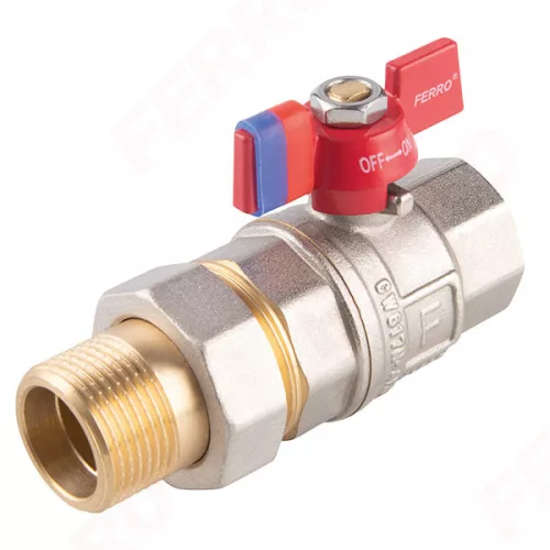 Ferro f-power golyóscsap pillangókarral, 3/4" toldatos kb (KFPS2)