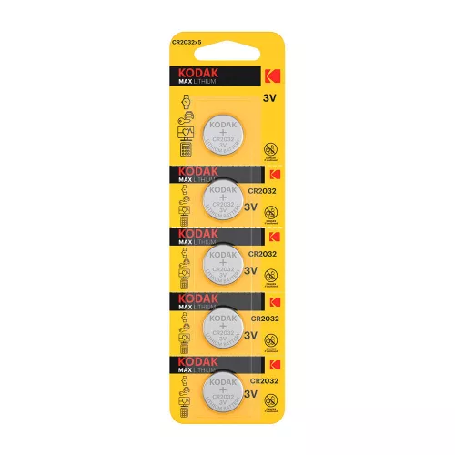 Kodak Ultra Lithium Gombelem CR2032 (3V) B5