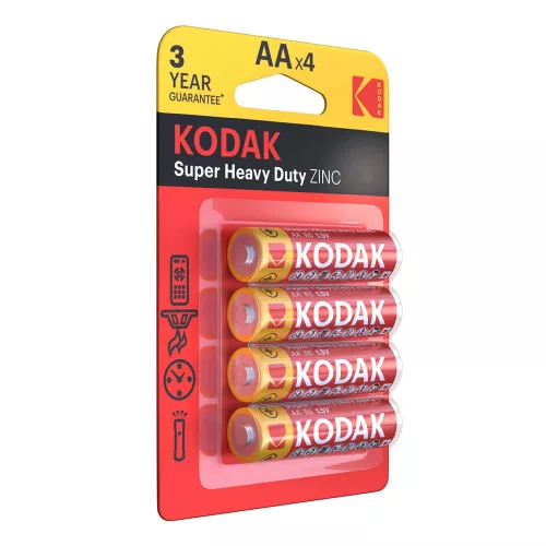 Kodak Extra Zinc Féltartós Ceruza Elem AA (1,5V) B4