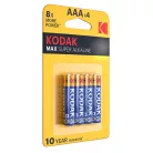 Kodak Max Alkáli Mikro Elem AAA (1,5V) B4
