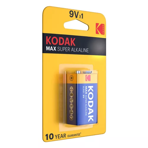 Kodak Max Alkáli Elem 9V B1