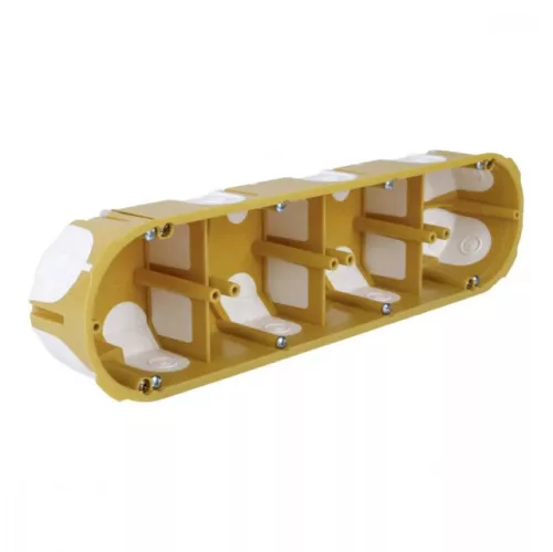 KOPOS KOLIN - Gipszkarton szerelvénydoboz 64mm 4-es gumis 50mm mély (KPL 64-50/4LD NA)