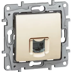   Niloé 1xRJ45 Cat6 UTP aljzat köröm nélkül bézs (664873)