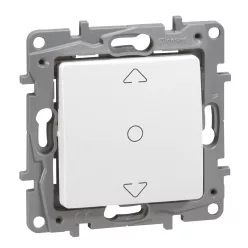   Niloé redőnykapcsoló (3 állású) 6A, mechanikus végállású motor közvetlen vezérléséhez, fehér (764511)