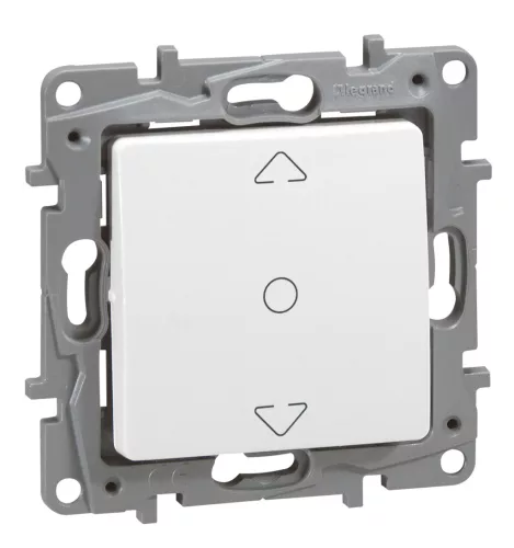 Niloé redőnykapcsoló (3 állású) 6A, mechanikus végállású motor közvetlen vezérléséhez, fehér (764511)