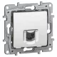 Niloé RJ45 Cat.6 UTP csatlakozóaljzat, fehér (764573)