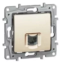 Niloé RJ45 Cat.6 UTP csatlakozóaljzat, bézs (764673)