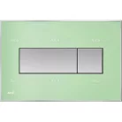 Alcaplast M1372 nyomólap zöld króm (M1372)