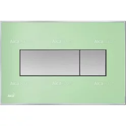 Alcaplast M1372 nyomólap zöld króm (M1372)