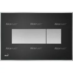 Alcaplast M1374 nyomólap króm fekete (M1374)