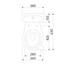 Kolo Idol monoblokkos WC szett hátsó kifolyású M13200000