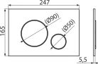 AlcaPlast M670 fehér-fényes nyomólap (M670)