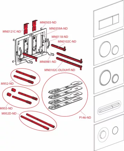 AlcaPlast M670 fehér-fényes nyomólap (M670)