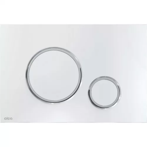 Alcaplast M771 nyomólap fényes matt króm kombináció rajza