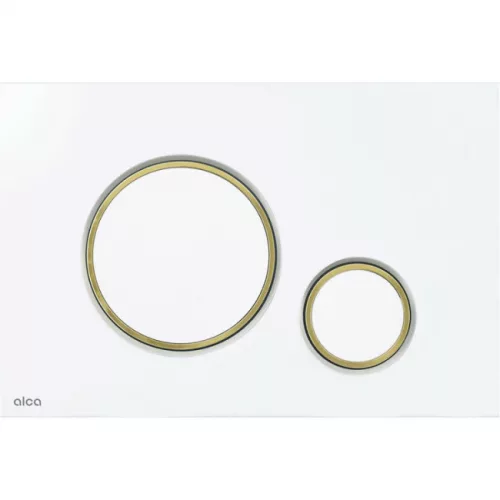Alcaplast M771 nyomólap fényes matt króm kombináció rajza