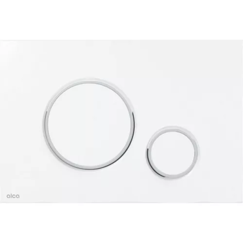 Alcaplast M771 nyomólap fényes matt króm kombináció rajza