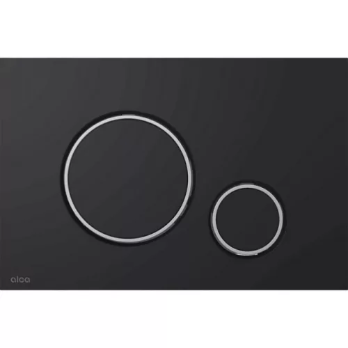 Alcaplast M771 nyomólap fényes matt króm kombináció rajza