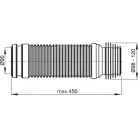 Alcaplast M9006 flexibilis szennyvízcső 90/110 M9006