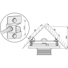 Alcaplast sarokrögzítő adapter (M918)