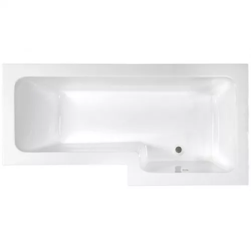 M-Acryl Linea aszimmetrikus kád lábbal 160x70/85 jobbos MAC-12143 rajza