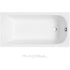 M-ACRYL Mira akril egyenes kád lábbal 170x75 MAC-12368 rajza