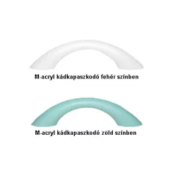 M-acryl kádkapaszkodó fehér színben (MAC-15100)