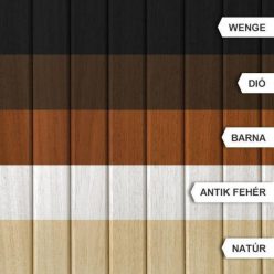 M-Acryl trópusi fa előlap barna MAC-20139