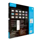 Modee Mennyezeti LED Lámpa CLB3 40+10W 3CCT+RGB 400x400mm +rem (3000 lumen) ERP