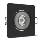 Modee LED Mélysugárzó Négyzet 4,8W 4000K IP20 80xH32mm ROT(420 lumen) feketeERP