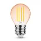 Modee LED Izzó Filament Amber Globe Mini G45 4W E27 360° 1800K (320 lumen)