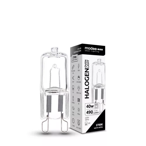 Modee Smart Lighting ECO Halogén Sütőizzó (300° C) G9 40W (490 lumen)