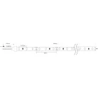 Modee LED Szalag Szilikon DC12V 4,8W/m 60LED/m 8mm IP65 4000K (540 lumen/m) B5