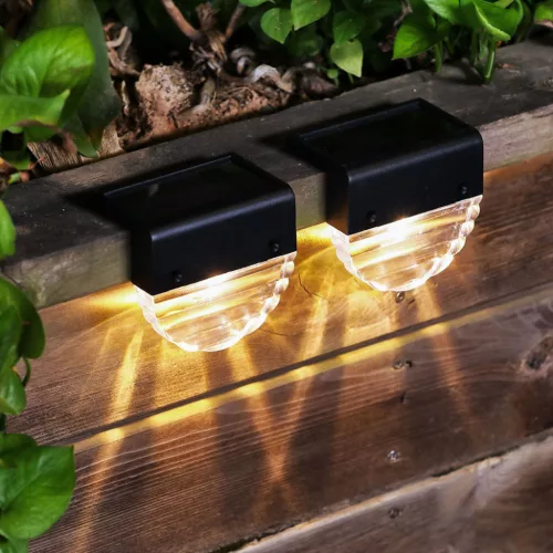 Modee Lighting LED Szolár Napelemes Fali Lámpa WS109 RGB (2db/doboz)