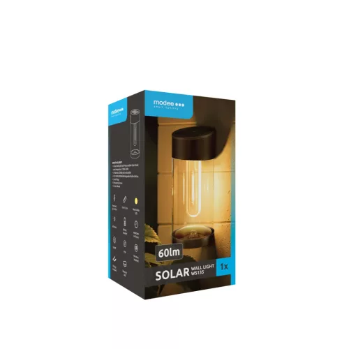 Modee Lighting LED Szolár Napelemes Fali Lámpa WS135 (60 lumen)