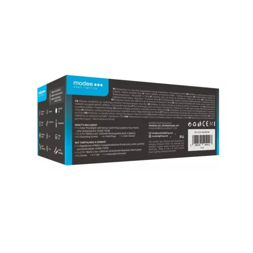 Modee Lighting LED Szolár Napelemes Reflektor WS139 + sensor (500 lumen)