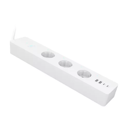 Modee Smart Elosztó (Tuya Wi-Fi) 3 utas 1,5m kábellel 1,5mm2 rézkábel + USB 16A