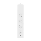 Modee Smart Elosztó (Tuya Wi-Fi) 3 utas 1,5m kábellel 1,5mm2 rézkábel + USB 16A
