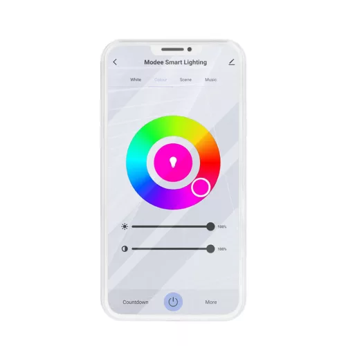 Modee LED Smart (Tuya Wi-Fi) Candle (Gyertya) C38 4,9W E14 180° RGB (470 lumen)