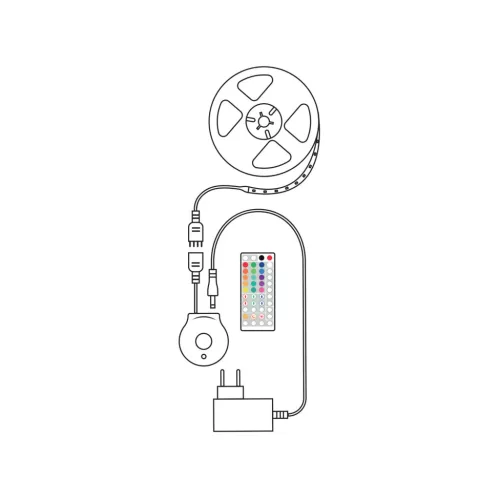 Modee LED Smart (Remote) Szalag 12W IP20 +sensor 2700K+RGB (480 lumen) 3M