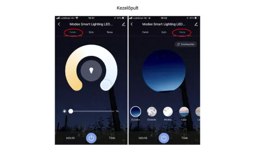 Modee LED Smart (Tuya Wi-Fi) Szalag 3,4W/m IP20 RGB+3CCT (240 lumen/m) 5M