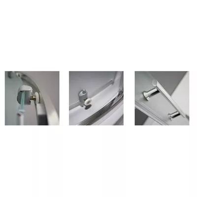 Roltechnik Houston Neo 900 íves zuhanykabin brillant profil matt üveg (N0649)