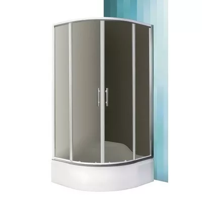 Roltechnik Madison Neo 900 íves zuhanykabin brillant profil rauch betét (N0659)