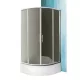 Roltechnik Madison Neo 900 íves zuhanykabin brillant profil rauch betét (N0659)