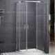 Roltechnik Albis 80x80 zuhanykabin brillant profil átlátszó üveg N0776 rajz