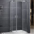 Roltechnik Albis 80x80 zuhanykabin brillant profil átlátszó üveg N0776 rajz